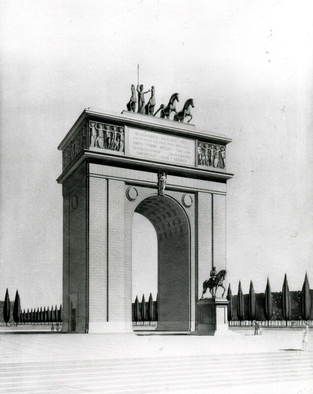 Project for the Construction of the Triumphal Arch of the University