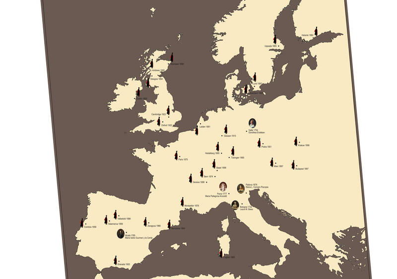 The first women graduates from European Universities